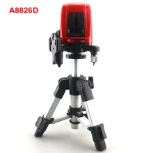 AcuAngle A8826D 2 Red Lines Laser Level with AT280 Tripod 17.5-28cm 360degree Self- leveling Cross Laser Levels