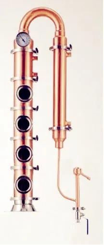 Бесплатная доставка 4 &quotмедный дистиллятор типа флейты|distiller|distiller distillationdistiller