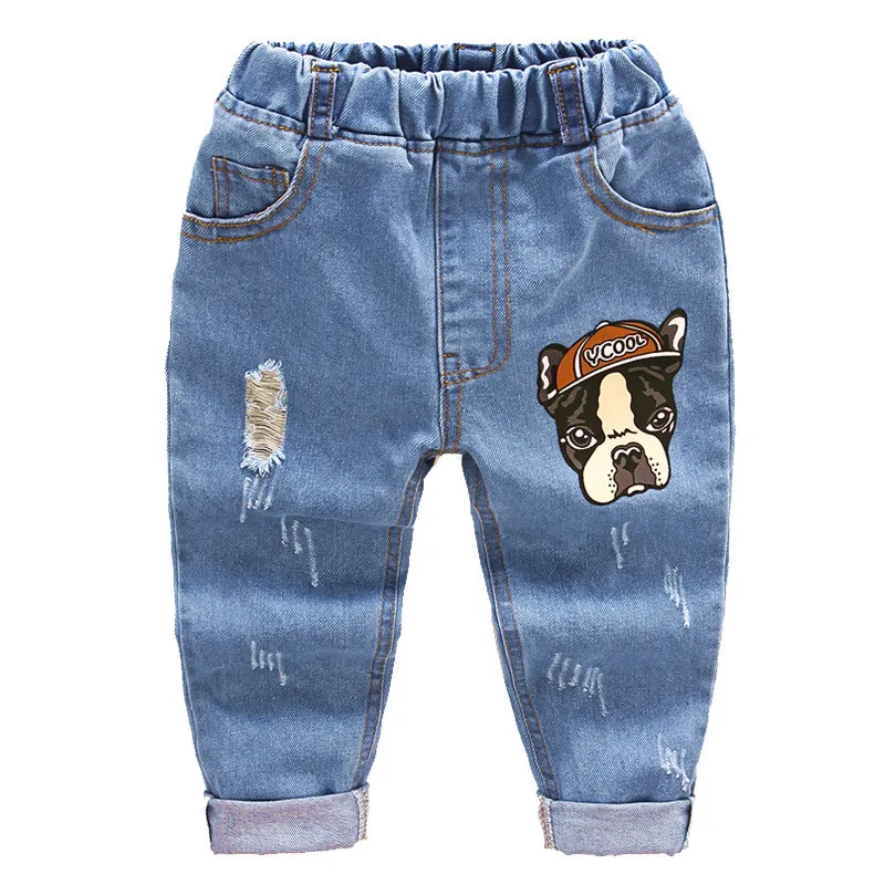 Fashion Boys baby boy kids warm Jeans for Spring Fall Children's Denim Trousers