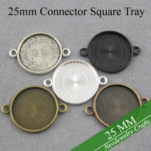 25mm connector round tray