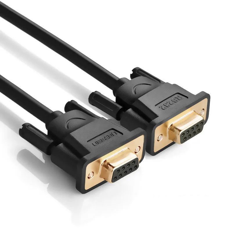 Ugreen Direct Connection RS232 Serial Cable 9 Pin Female To Female DB9