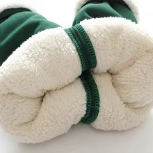 Зимние штаны для маленьких мальчиков; повседневные хлопковые утепленные бархатные штаны для новорожденных; детские спортивные теплые брюки для маленьких мальчиков; комплекты со штанами