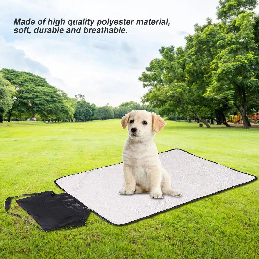 Portable Pet Mat Outdoor Waterproof Pet Sleeping Pad Folding Warm Soft