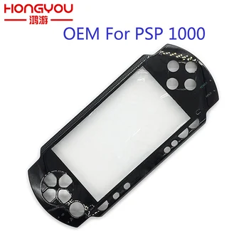 

Black Color Front Housing Shell Cover Case Replacement For Sony PSP1000 PSP 1000 Game Console with Box Packaging