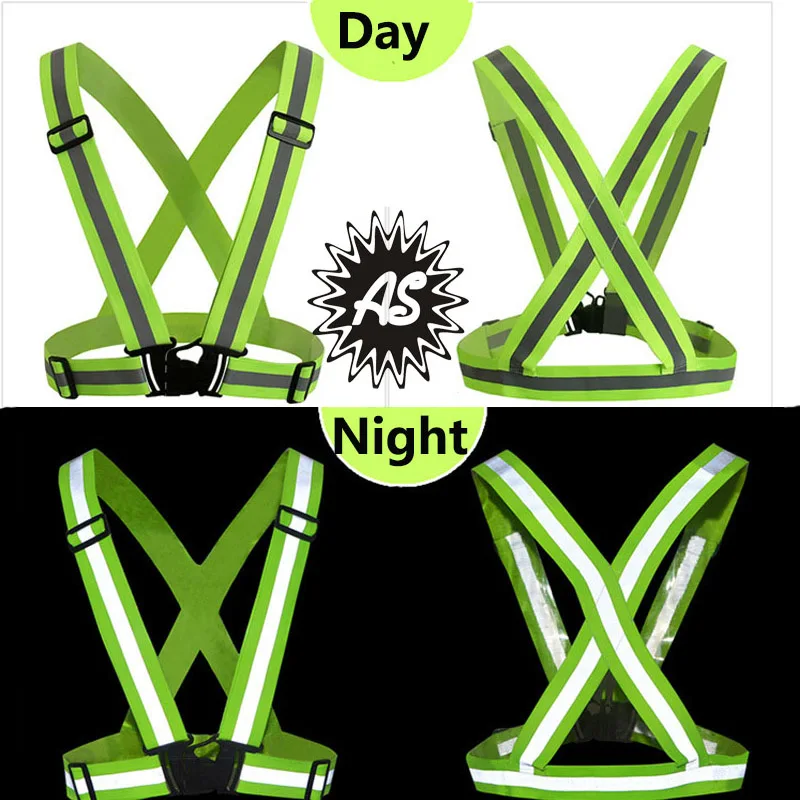 Clearance ZK20 Dropshipping Unisex Outdoor Cycling Safety Vest Bike Ribbon Bicycle Light Reflecting Elastic Harness for night Activities 4 Clearance ZK20 Dropshipping Unisex Outdoor Cycling Safety Vest Bike Ribbon Bicycle Light Reflecting Elastic Harness for night Activities 4