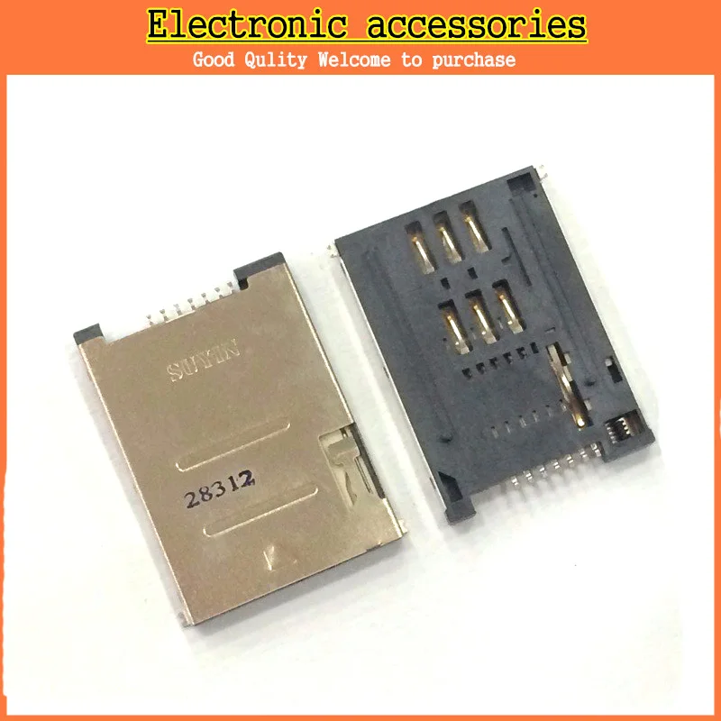 10pcsOriginalandNew7pinSIMcardReadercontactReplacementfor