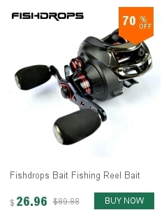 Fishdrops Рыболовная катушка baitcasing высокоскоростная baitcaster катушка передач 7,0 baitcasing катушка