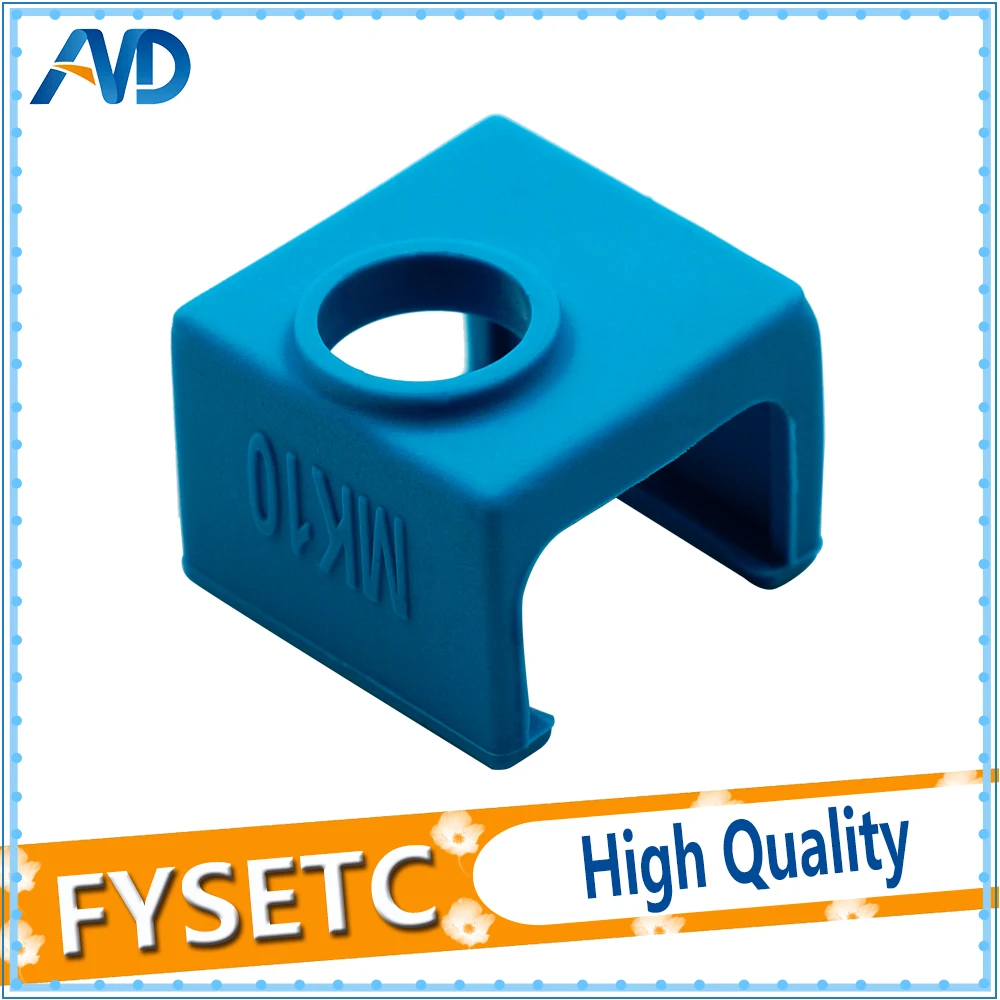 

MK10 Silicone Sock Instead Ceramic Insulation Heated Block Blue Silicone Heater Block Cover For Wanhao i3 QIDI TECH