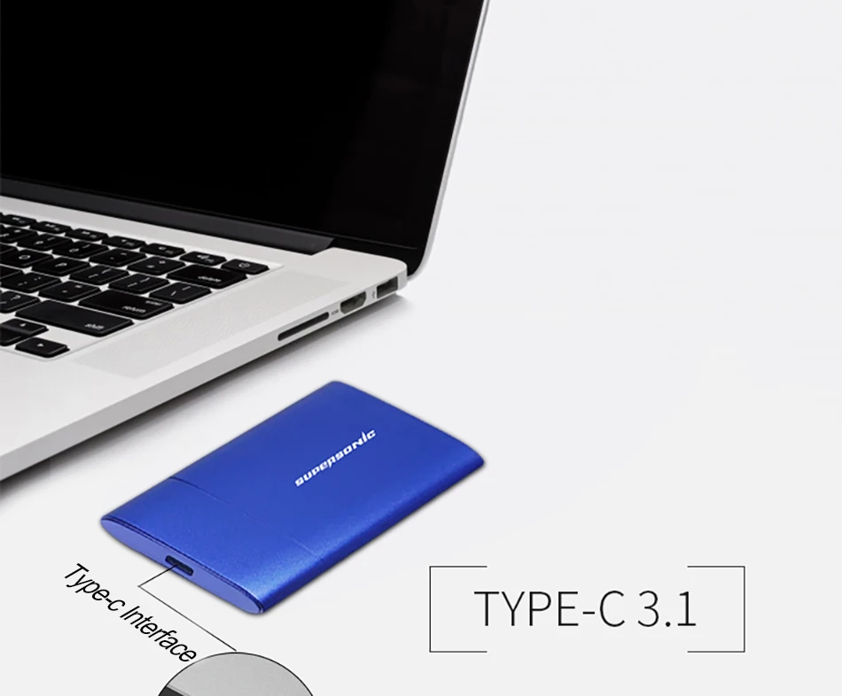 Сверхзвуковой P30 Портативный SSD USB 3,0 128 ГБ 256 512 1 ТБ 2 ТБ внешний твердотельный накопитель противоударный SSD для портативных ПК Mac чехол для телефона