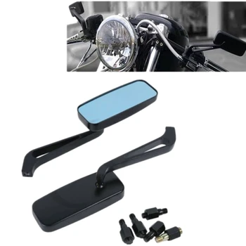 

Universal Motorcycle Custom Side View Mirrors For Honda Yamaha Kawasaki Harley 8mm 10mm