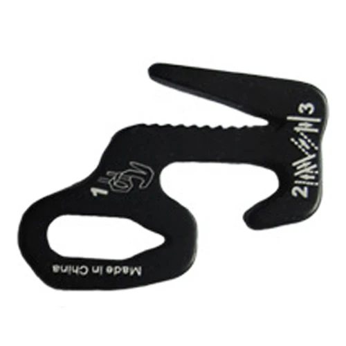 10pcs Outdoor 9 Buckle Canopy Tent Rope Puller Aluminum Hook