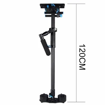 

YELANGU S120T Professional 70-120cm Maximum Burden 5.5kg Carbon Fibre Handheld Stabilizer for DSLR & DV Digital Video Cameras
