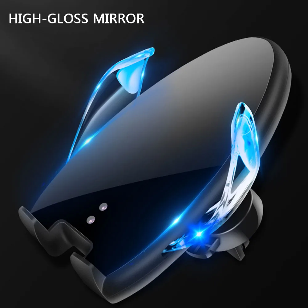 

Infrared Smart Sensor Phone Holder Automatic Clamping Wireless Car Charger Air Vent Phone Holder Fast Charging Mount Bracket