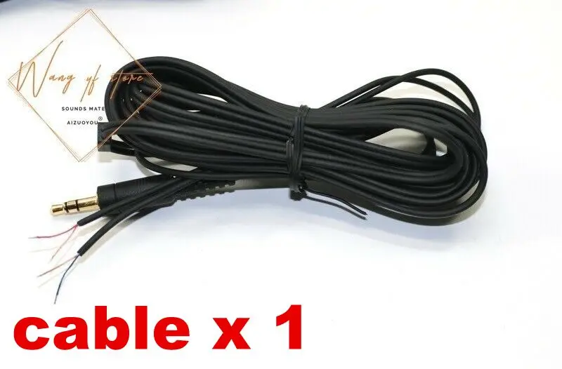 Recabling Upgrade Headphone Cable Wire For Denon AH D1100 AH-D1100 Headphone 3M Y Shape Headset Repair Replacement Line - Цвет: 3m Cable x 1