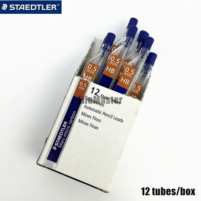 STAEDTLER Mars Micro Carbon 250 Mechanical Pencil Lead 0.3 0.5 0.7 0.9 mm