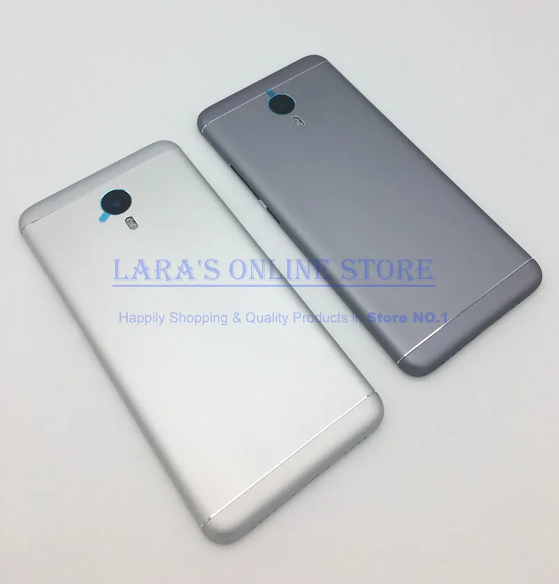 

High Quality for Meizu M3 Note Back Battery Door Metal Allumium Cover Housing Shell + Camera Glass Lens for Meilan Note 3