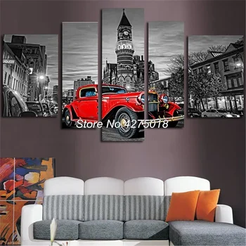 

DIY Diamond Painting Cross Stitch Kit Full Diamond Embroidery 5D Square Diamond Mosaic Home Decor Car castle 5pcs ML060