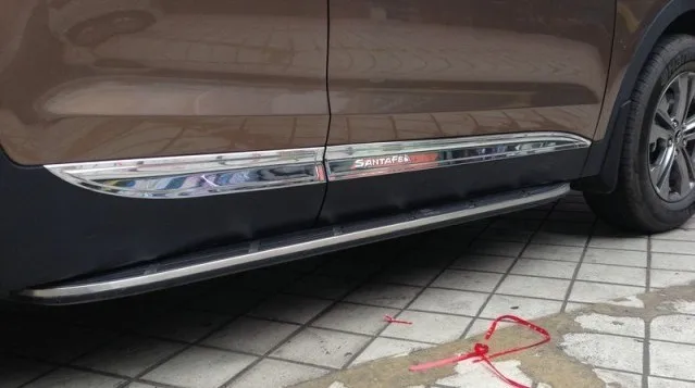 

High quality ABS Chrome body side moldings side door decoration for 2013 Hyundai Santa Fe ix45
