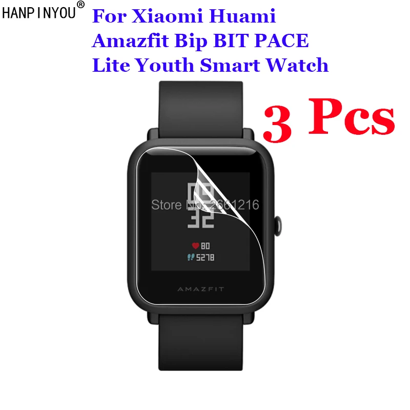 3 шт./лот для Xiaomi Huami Amazfit Bip BIT PACE Lite Youth Smart Band мягкая пленка из ТПУ Взрывозащищенная