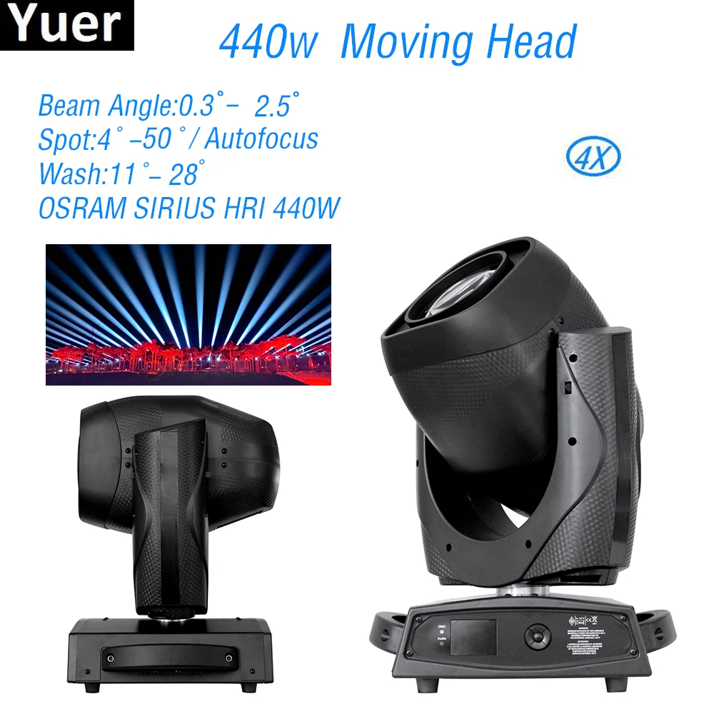 

4Pcs/Lot 670W Beam Spot Wash 3IN1 Moving Head Light DMX 512 Sound Control DJ Disco Party Club Moving Head Beam Spot Lights