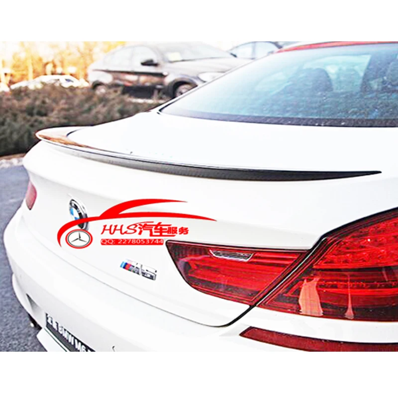 

F12 F06 4 Door Modified M Style Carbon Rear Trunk Luggage Compartment Spoiler Car Wing For BMW F12 F06 2012 2013 2014 2015 2016