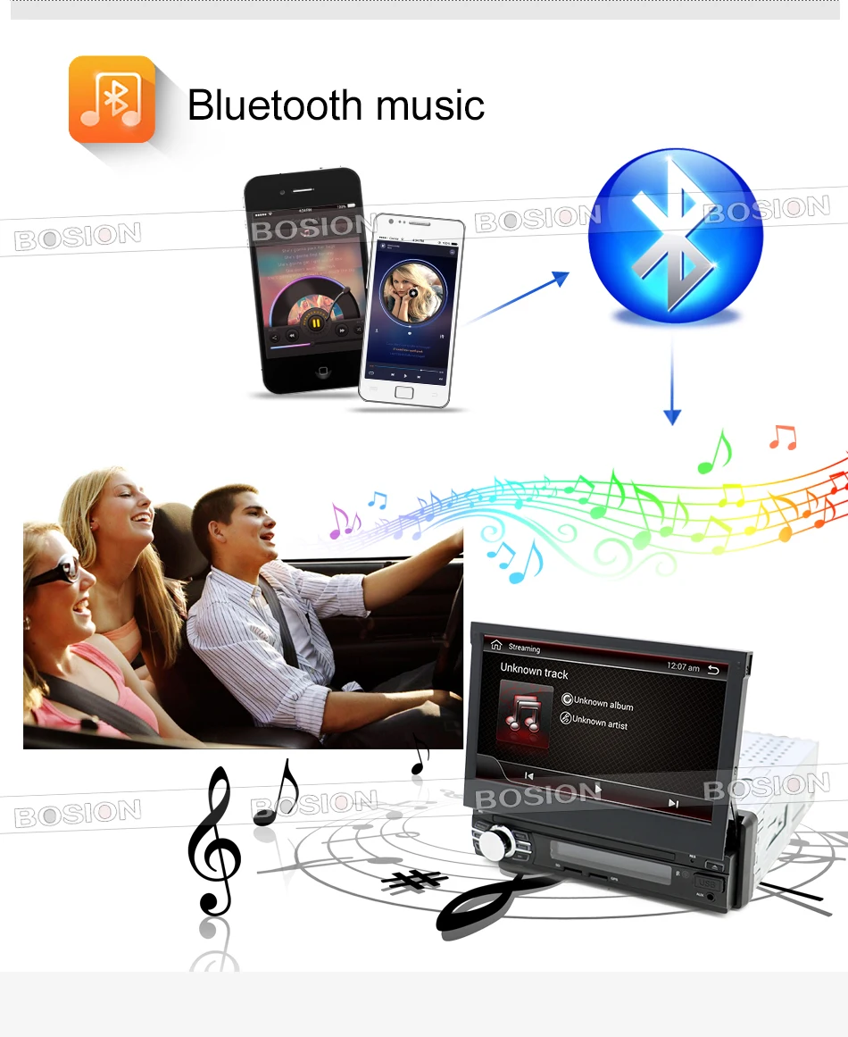 Discount 7" Quad Core Android 6.0 1024*600 Single One 1 Din Car Stereo Audio Autoradio Head Unit Headunit Autoradio Bluetooth Handsfree 14