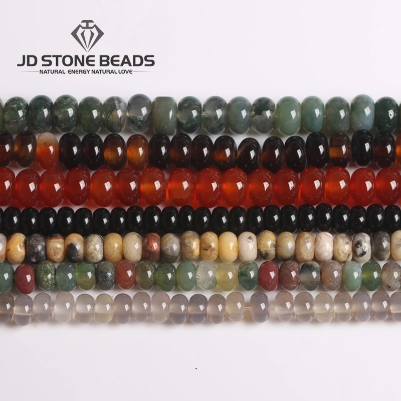 

JD Stone Bead Free Shipping Energy onxy abacus beads round Mixed agate Personalized Fashion Hand-made Jewelry DIY beads