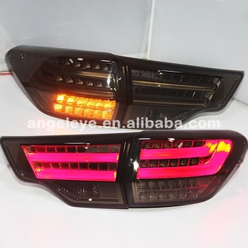 

For TOYOTA Kluger Highlander LED Tail Lamp 2014-2015 year Smoke Black Color BZW