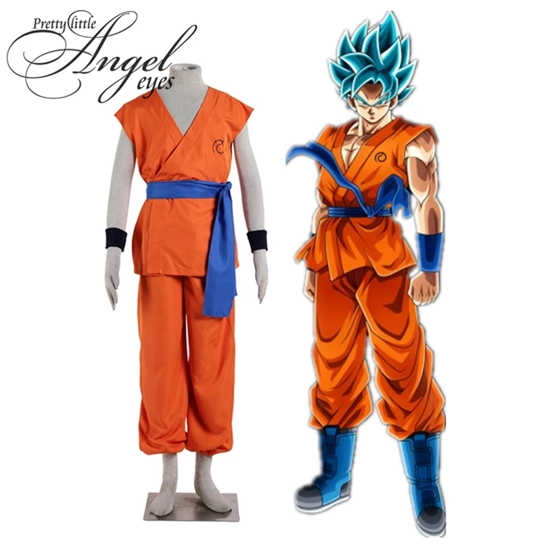 Disfraz de Super Son Goku de Dragon Ball, traje de fiesta para  Halloween|Disfraces de anime| - AliExpress