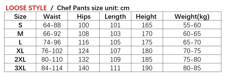 loose style pants 