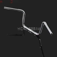 Мотоцикл на заказ 1-1/" Ape вешалка руль 10" Rise ручка жир бар для Harley Softail Heritage Springer FLSTS FXSTS Bad Boy