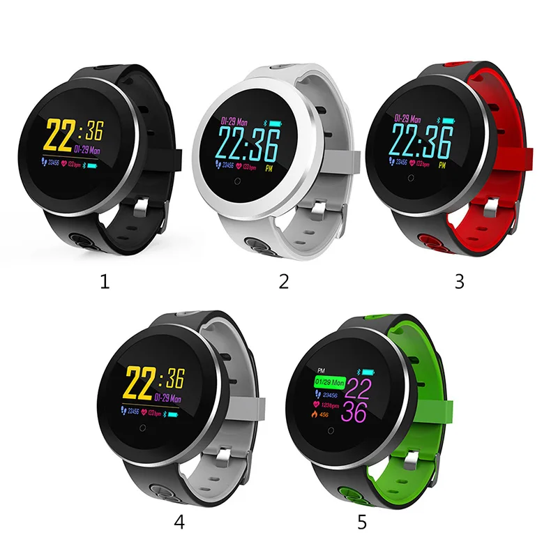 

Smart Watch Q8 Pro Colorful Screen Fitness Tracking Bracelet Bluetooth Waterproof Smartwatch Blood Pressure Pedometer