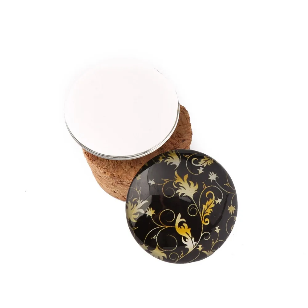Shukaki микс винтажный цветок фото круглый стеклянный кабошон 20 мм 25 мм 30 мм 14 мм 12 мм 18 мм diy плоская задняя часть ручной работы ювелирных изделий