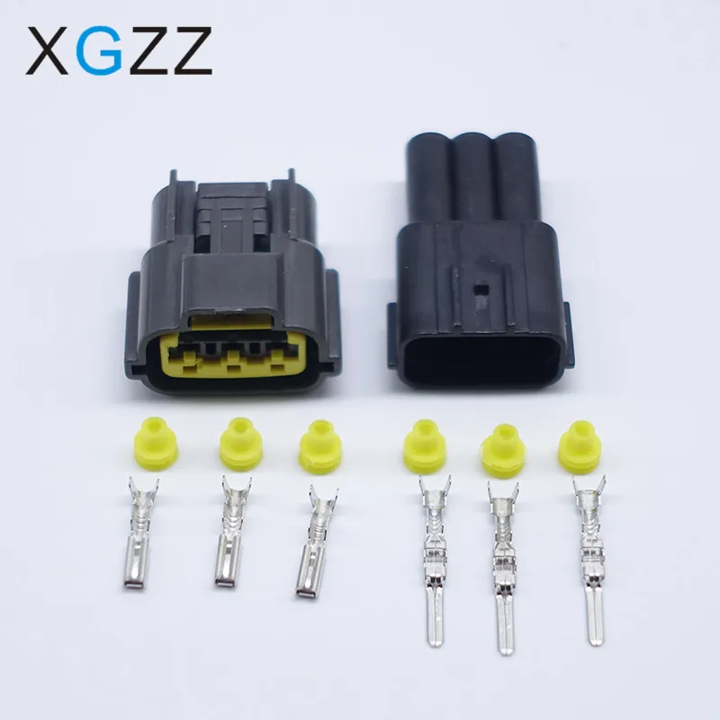 

5Sets Sumitomo 3 Pin Sensor TPS Connector 6098-0141 Wire Connector Fits Renault Nissan