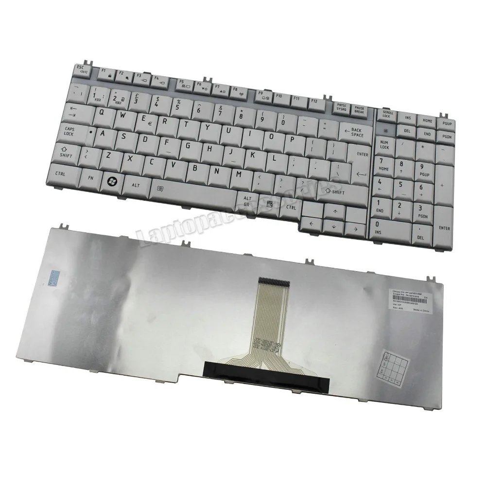 Laptop Accessories Parts Replacement US Keyboard Silver