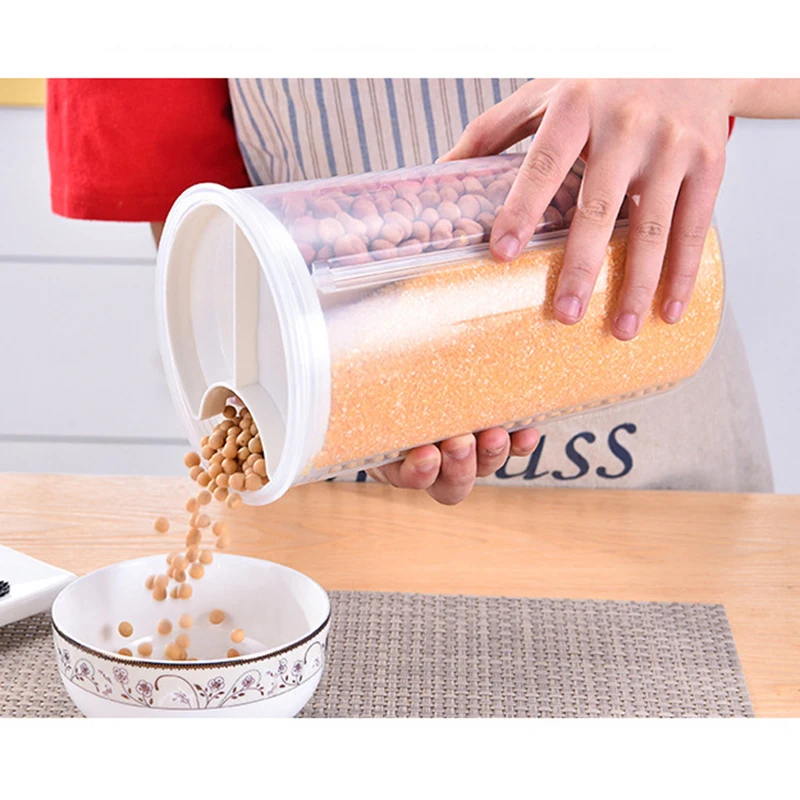 الفئة multigrain المطبخ سماكة شفافة خزان خزان التعميم ختم عاء الحبوب الجافة يحصل كبيرة شحن مجاني