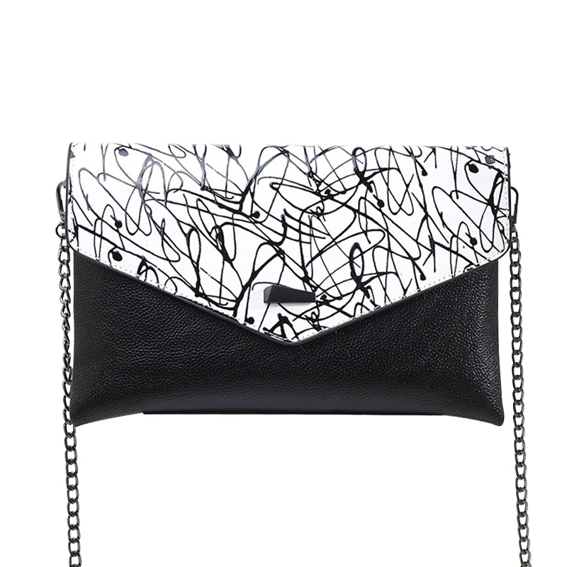 

2018 New High-End Crocodile Leather Shoulder Leather Handbag Envelope Bag Clutch