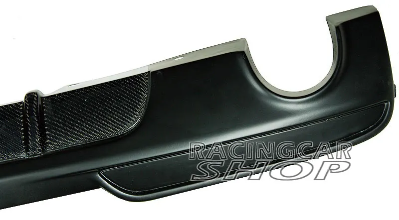 P Style Real Carbon fiber REAR DIFFUSER for BMW 5-Series F10 535i 535d 550i SEDAN 2PIPE M-TECH M-Sport BUMPER