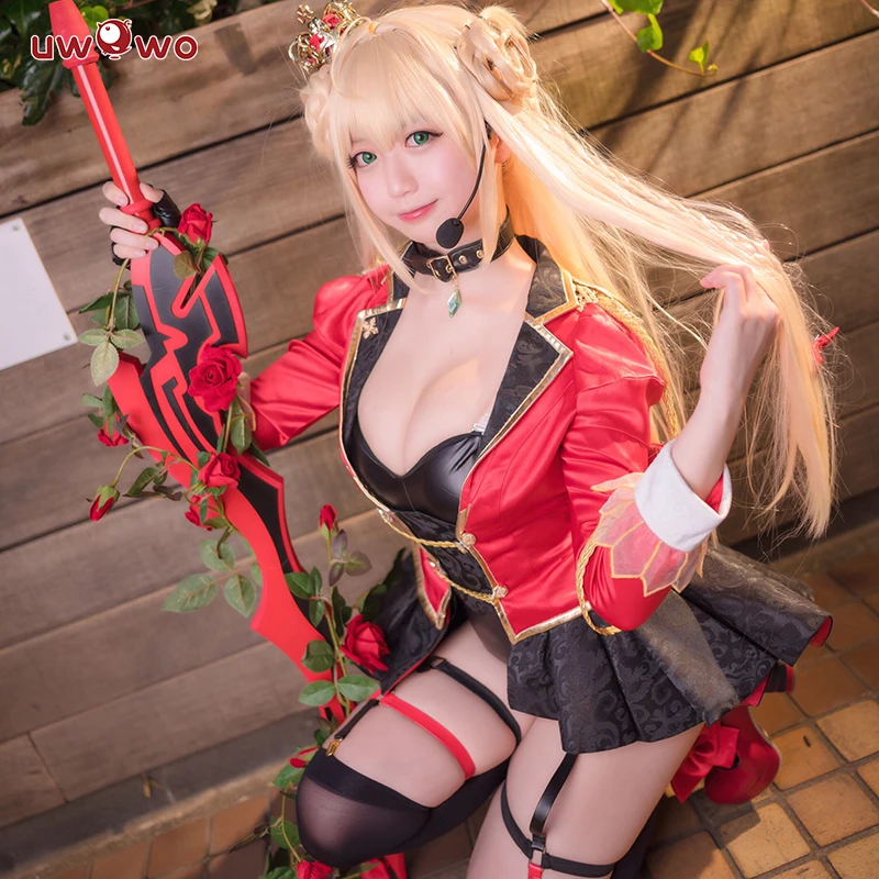 

Lucky Bag 3 Costume Anime Fate Grand Order Nero Saber Glittering Ceremonial Dress Battle Suit Idol Uniform Cosplay Costume Women