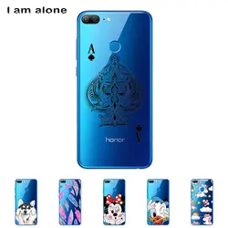 5,65 дюймов Solf ТПУ силиконовый чехол для huawei Honor 9 Lite Цвет Краски случае мобильного телефона чехол сумка мобильного телефона DIY маска для кожи