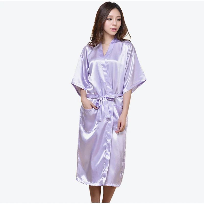 Шелковое атласное женское платье с буквенным принтом, длинные халаты, рукава до локтя, с поясом и карманом, Женское ночное платье, осенняя мода, большие размеры, ночнушка
