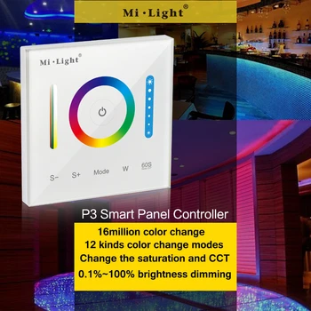

LED Touch Panel Controller Wall Embedded Touch Panel DC12V-24V for RGB+CCT/RGBW/RGB / CCT / Dimmer Control 2pcs/lot Freeshipping