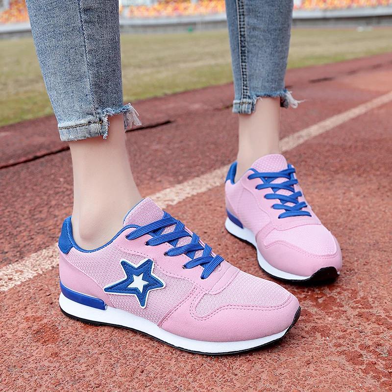 

Women Running Shoes Autumn Winter Fitness Female Sneakers Comfortable Gym Trainers Shoes Lace Up Walking Shoes For Ladies