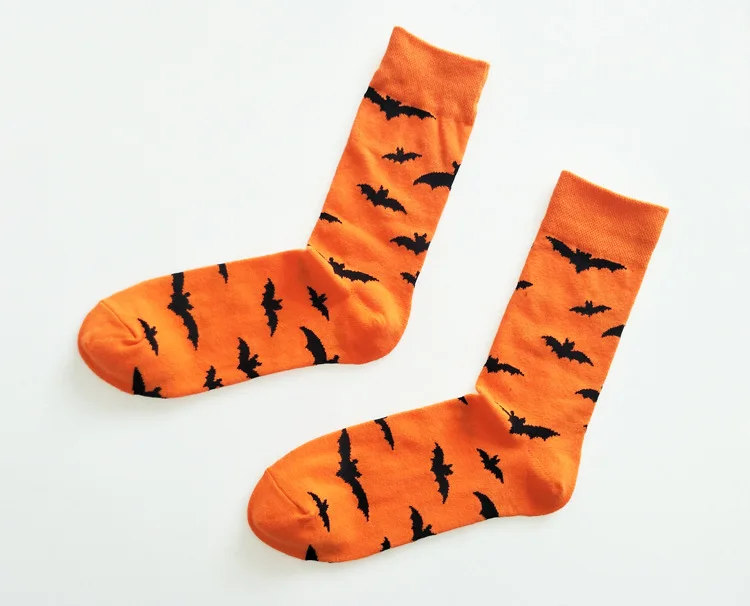 Новые мужские хлопковые носки с героями мультфильмов на Хэллоуин