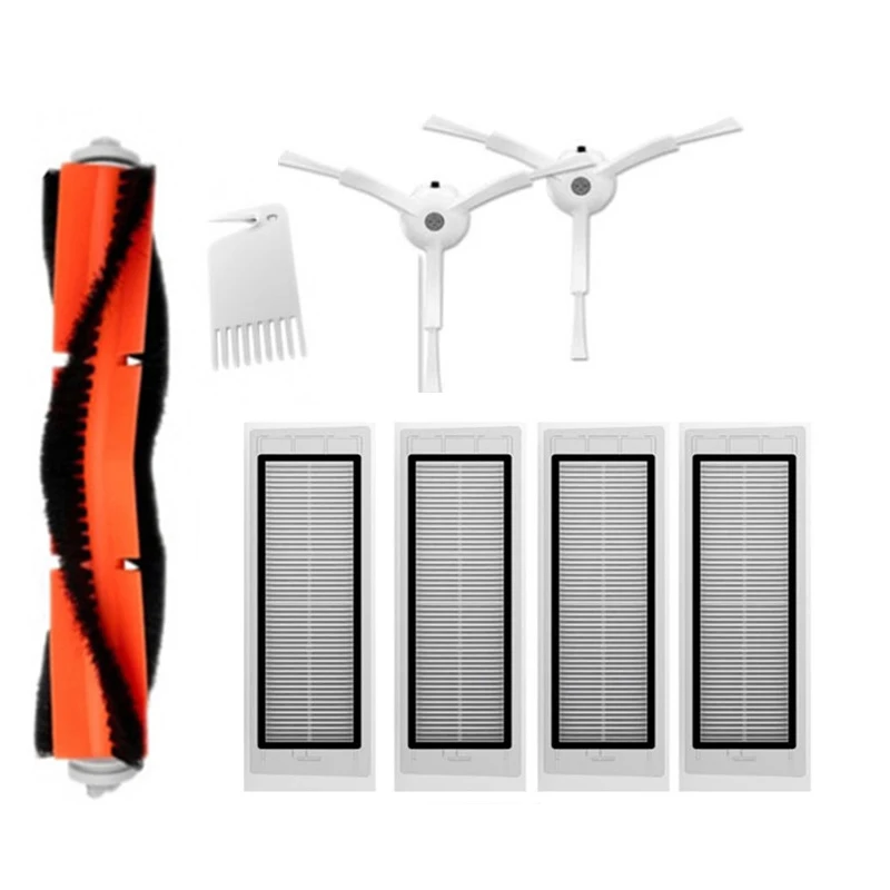 XIAOMI Robot Vacuum Cleaner Side / Rolling Brushes HEPA Filters Replacements for Roborock Mi Robot Vacuum Cleaner