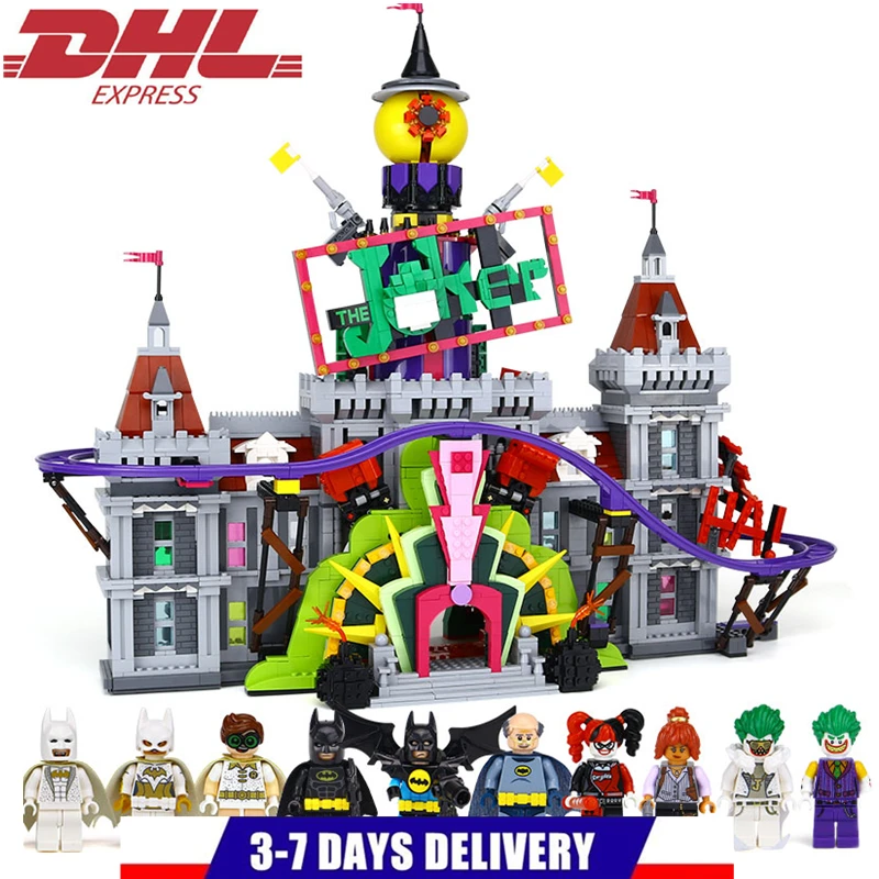LEPIN Super Heroes The Joker`s Manor Building Blocks Sets Kits Bricks Movie DC Batman Model Kids Toys Marvel Compatible Legoings lepin town bus station city building blocks sets kits bricks model kids classic toys marvel compatible legoings