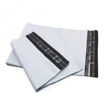 50 PZ/LOTTO Alta Quantità 20x31 + 4 cm Bianco Self-seal Sacchi Postali di Plastica Busta Corriere Distruttive Postale Mailing Borse Z080