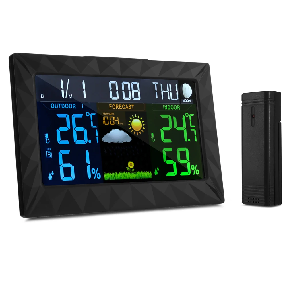Buy Digital Color Forecast Weather Station with Indoor