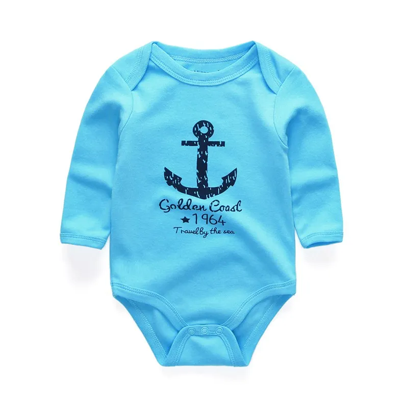 Baby Boys Bodysuit Long Sleeve Cotton Baby Girls Clothes Newborn Clothing