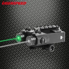Dual Beam Groen En Ir Laser Zicht Infrarood Nachtzicht Verstelbare Shockproof Voor AR15 Jacht Apparatuur Gun Laser Pointer